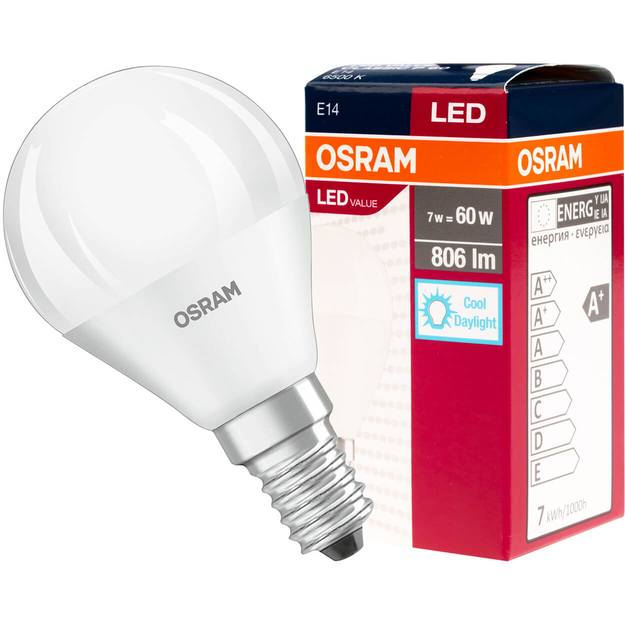 

Żarówka Led Kulka E14 8W 60W 806lm 6500K Osram