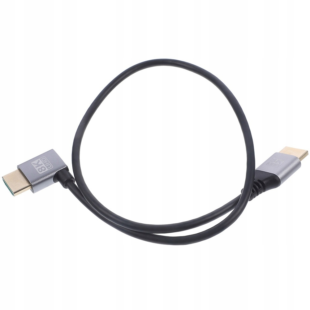 ELASTYCZNY KRÓTKI KABEL WIDEO MĘSKI NA MĘSKI DO KOMPUTERA I MONITORA