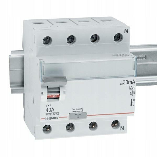 Vypínač růžový P304 40A/30mA A