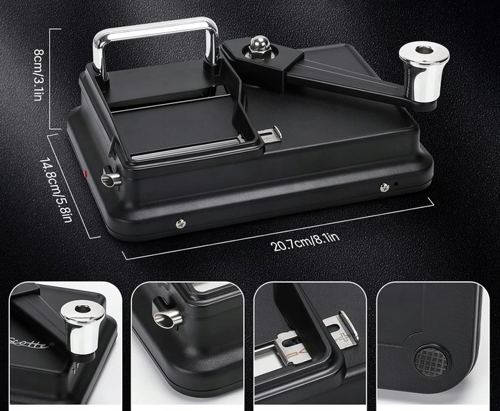 MASZYNKA NABIJARKA DO PAPIEROSÓW TYTONIU MASZYNKA TŁOKOWA RĘCZNA GILZ 8MM Stan opakowania oryginalne