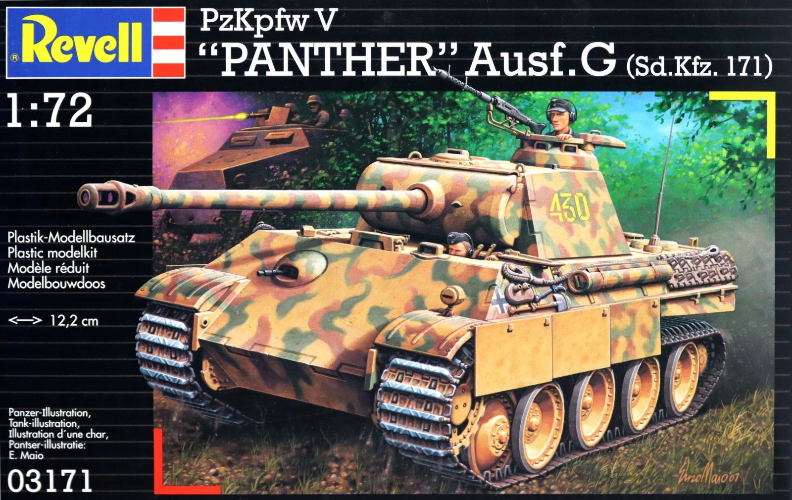 Revell Pzkpfw V Panther Ausf.g 3171 [modelářství]