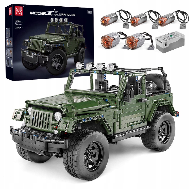 

Mold king Technic Rc Jeep Wrangler Rubicon Car