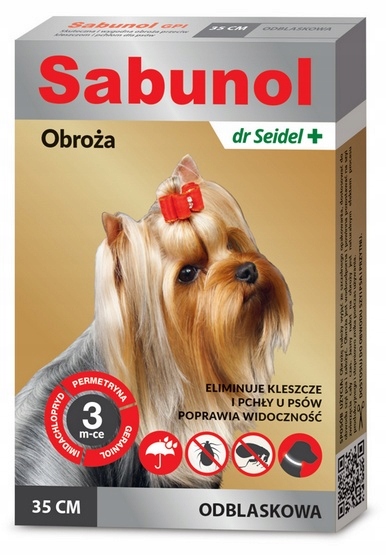 Sabunol Gpi Obojek proti blechám pro yorka reflexní 35 cm
