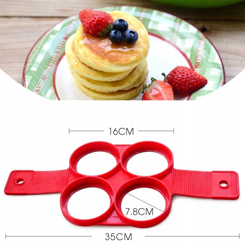 Forma silikonowa do pancake'ów naleśników jajek omletów Foremka do smażenia Rodzaj do naleśników