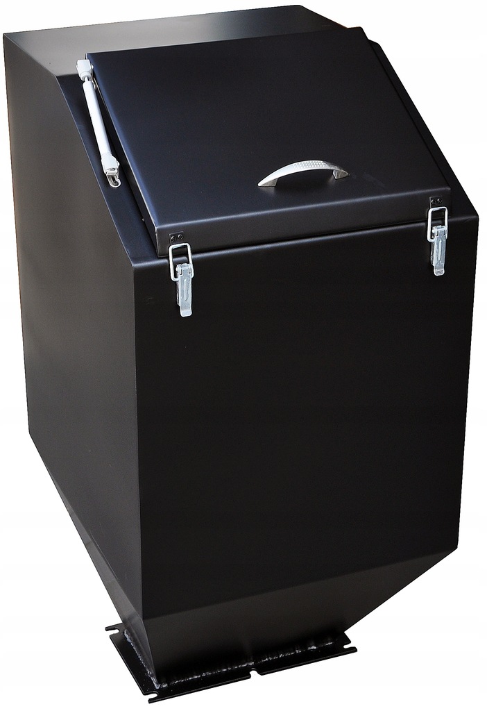 KOSZ, ZBIORNIK DO KOTŁA Z PODAJNIKIEM, DO PIECA, KOTŁA. Zasyp 160 kg. Sposób montażu Stojące funkcyjne