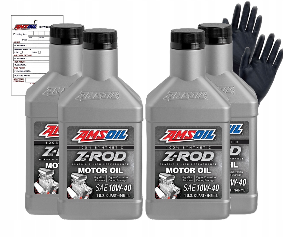 Motorový olej Amsoil Zrod 10W40 0,946 l, sada 4 ks
