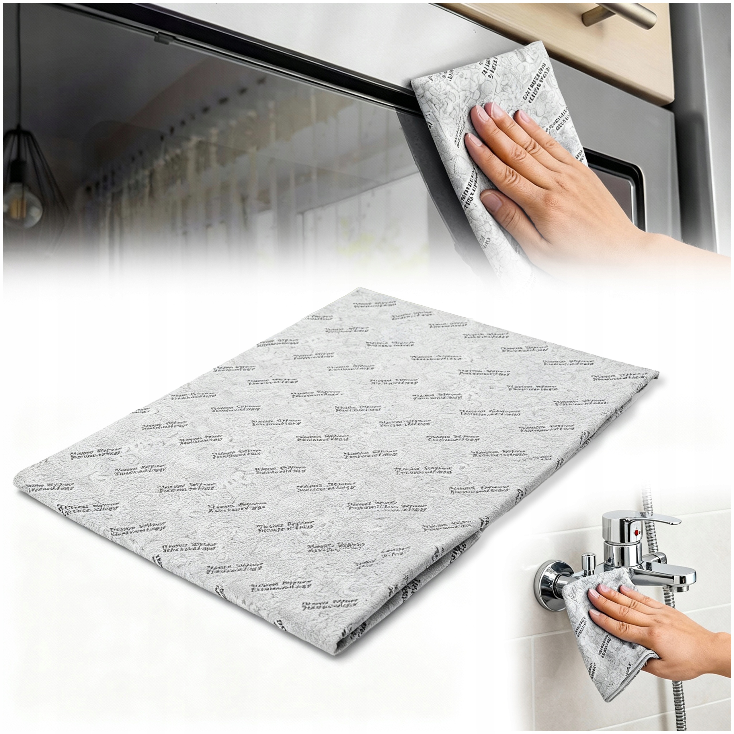 Kuchyňský Ručník Čistič Utěrka Popelavá S Nanostříbrem Do Kuchyně Raypath