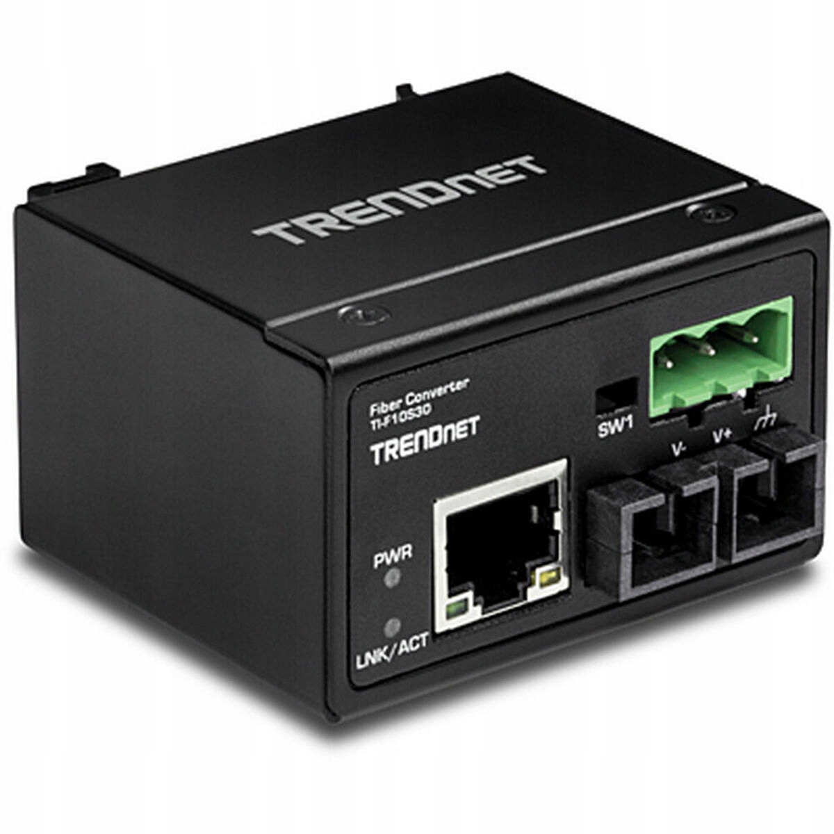 Trendnet TI-F10S30 konwerter sieciowy 200 Mbit/s 1310 nm Pojedynczy Czarny