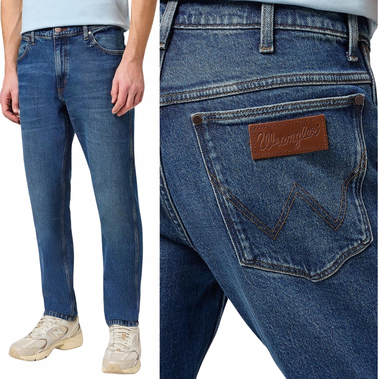 Wrangler River regular tapered Seeing Double džínové kalhoty W31 L34