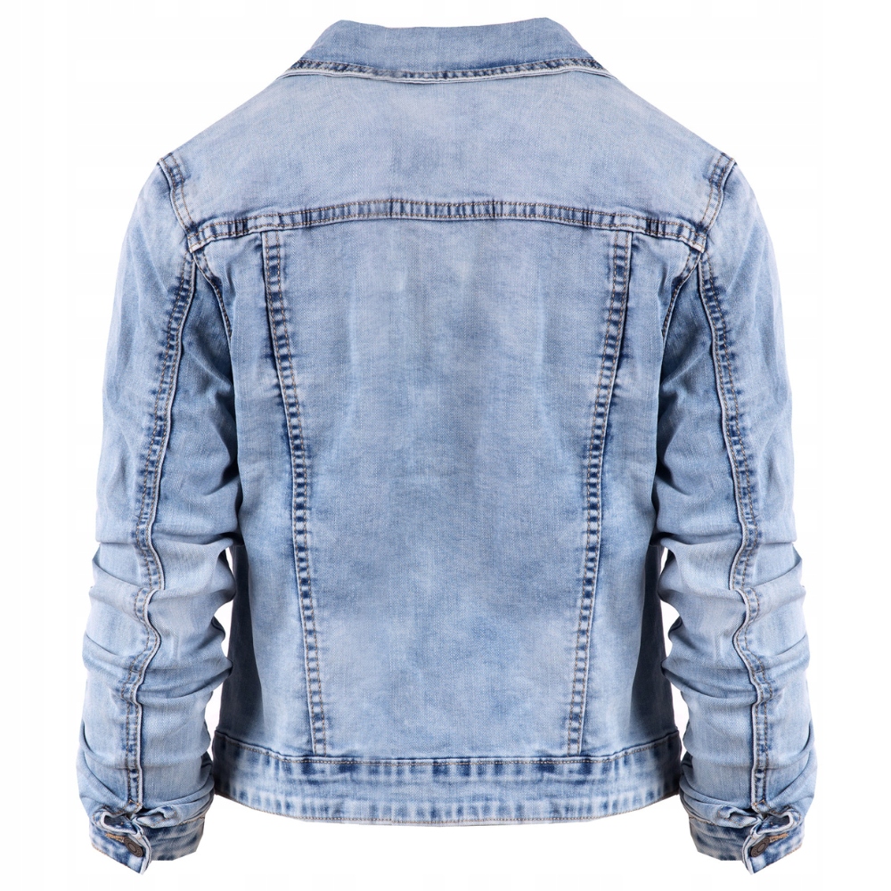 KURTKA JEANSOWA DAMSKA WIOSENNA KLASYCZNA 34/XS Model Navy Blue Classic