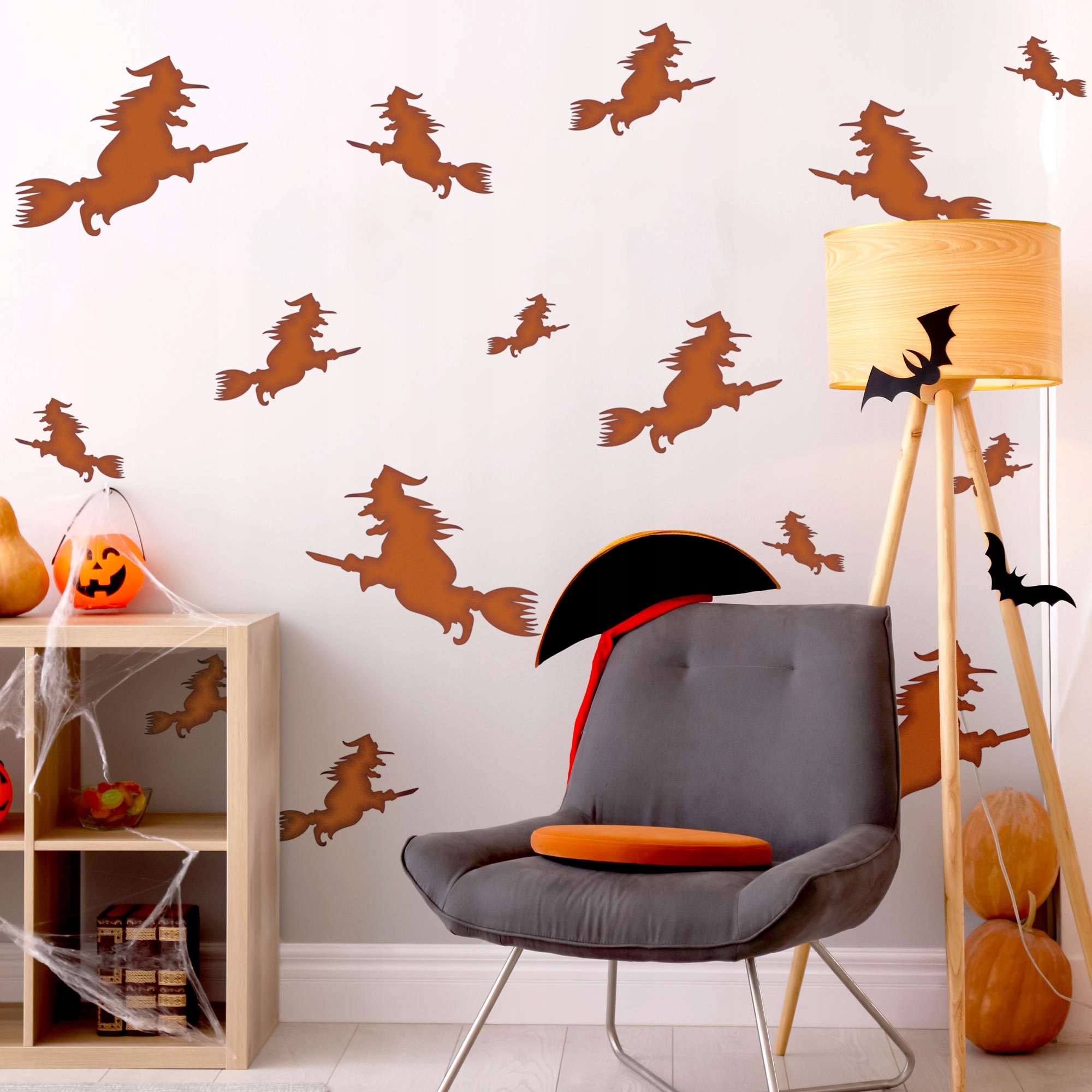 szablon malarski halloween (5 szt.) // CZAROWNICA Marka Nakleo