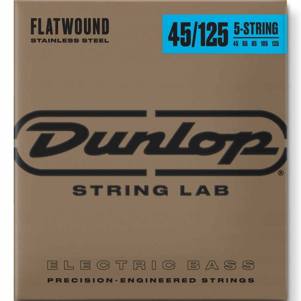 Struny Dunlop DBFS45125 Flatwound (45-125) 5str