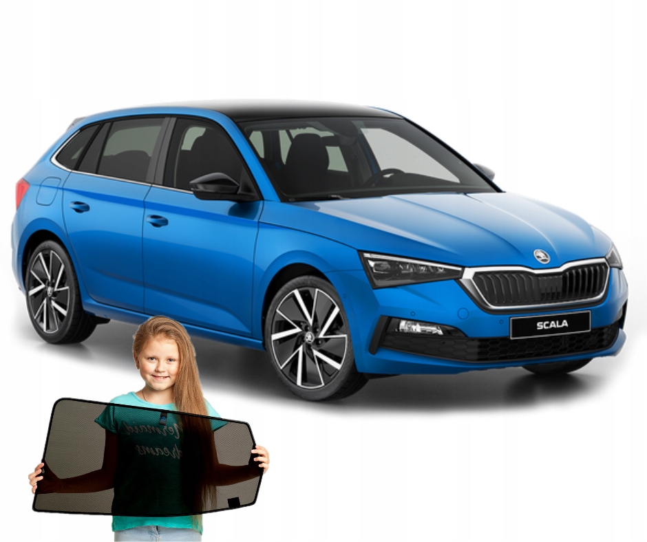 Slnečné clony na magnetoch pre Škoda Scala od roku 2019