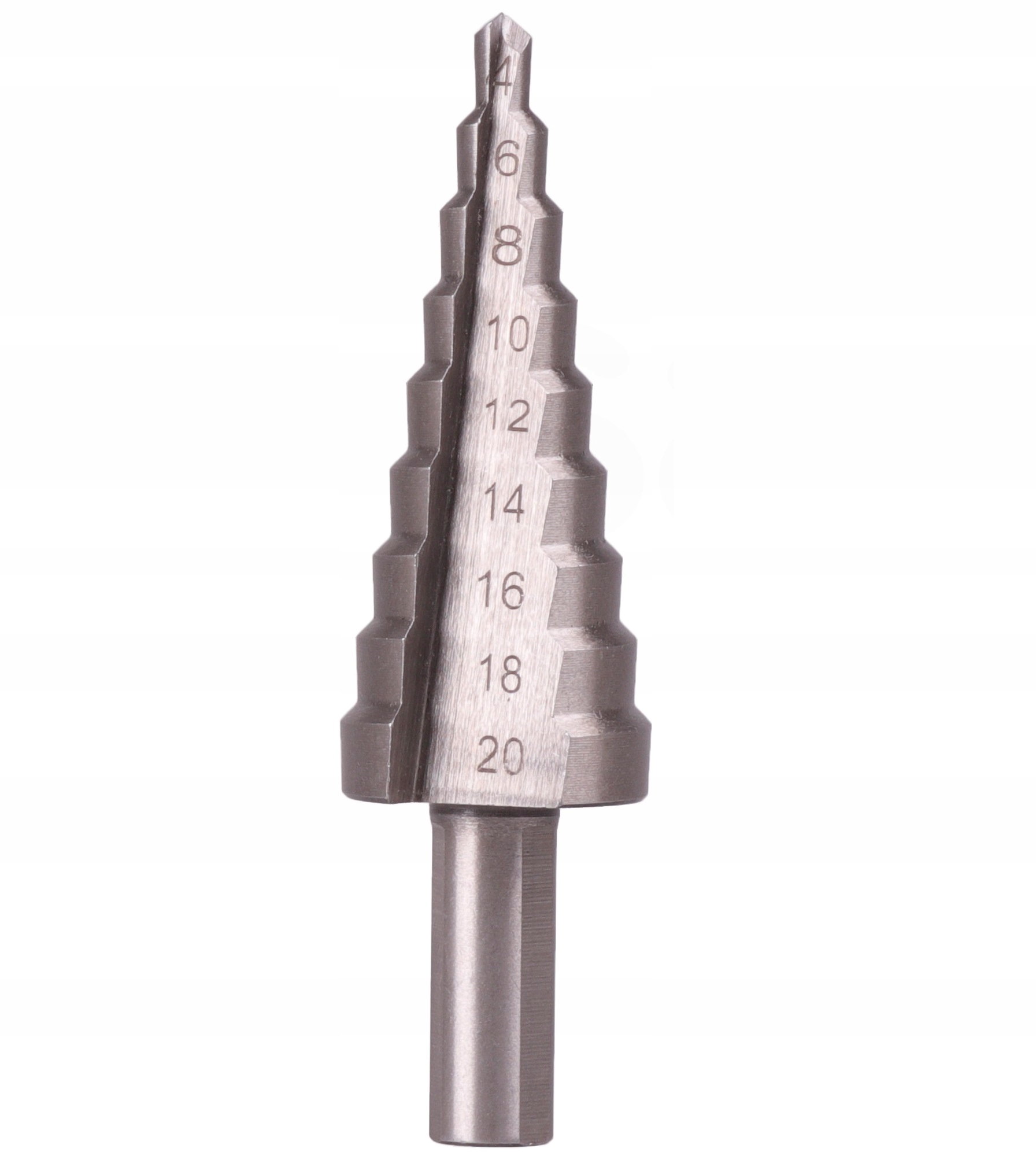 WIERTŁO WIERTŁA STOŻKOWE CHIONKOWE WIELOSTOPNIOWE HSS 4-20 mm DO METALU Kod producenta CON-XSD-1420