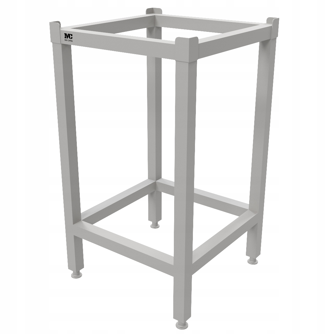 Podstavec pod masážní kostku nerezový 50x50x80 O kyselinovzdorná