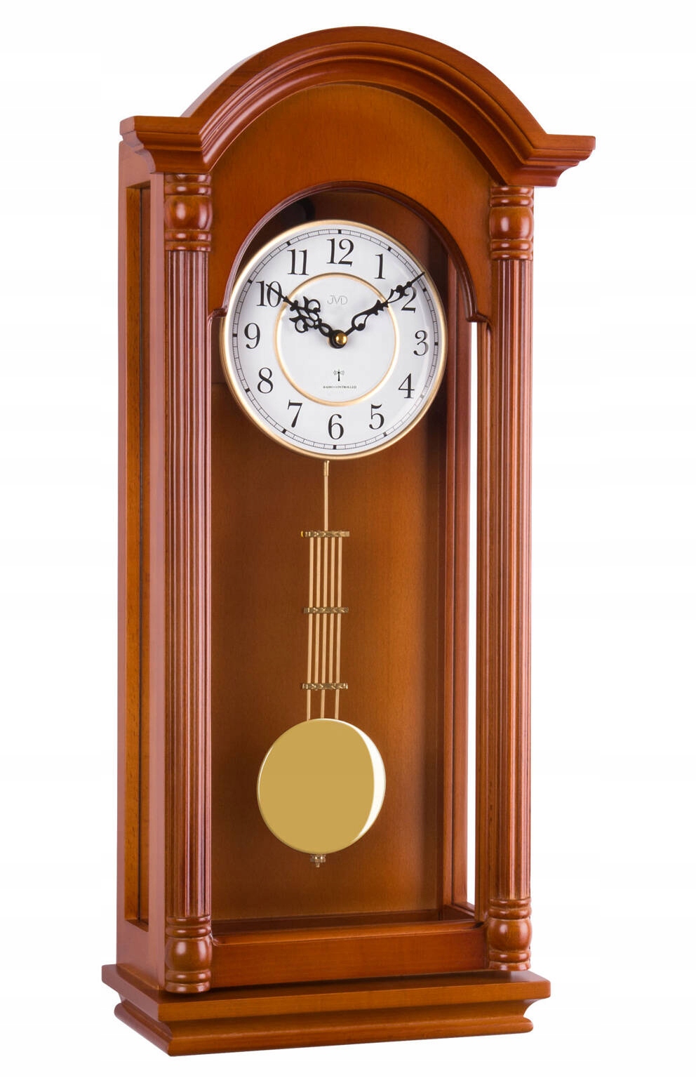 Drevené Nástenné Hodiny S Závesmi Jvd Č.20123.41 Ovládané Rádiom DCF77