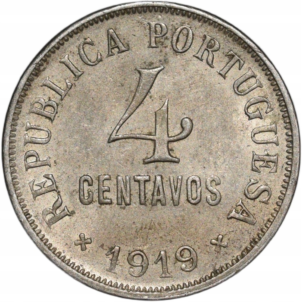 Portugalia 4 centavo 1919
