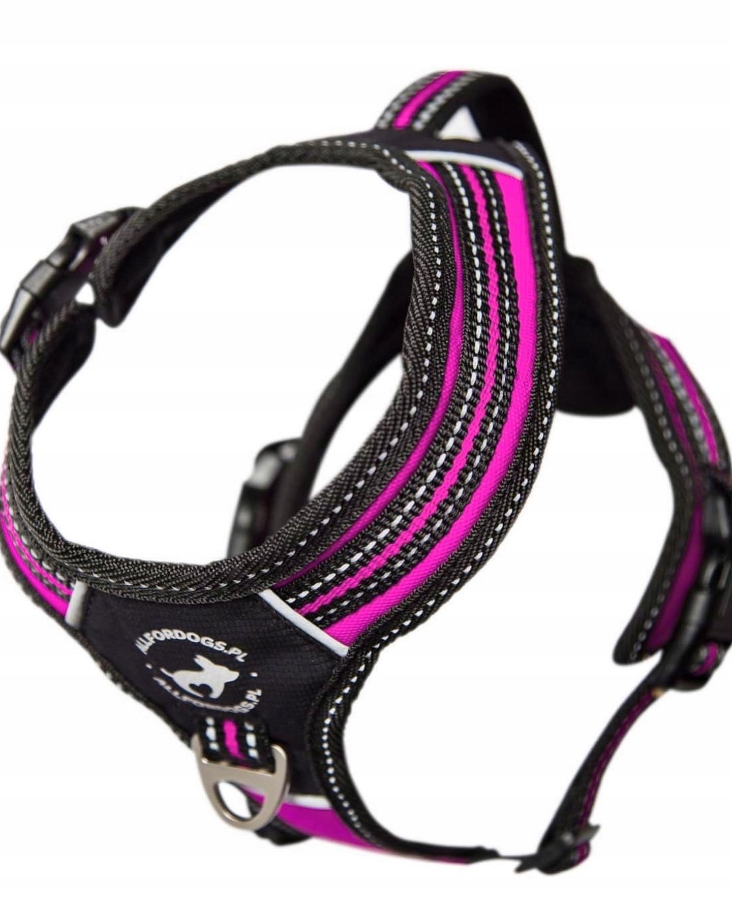 Levně All For Dogs 3X Sport postroj pro psa M Růžový