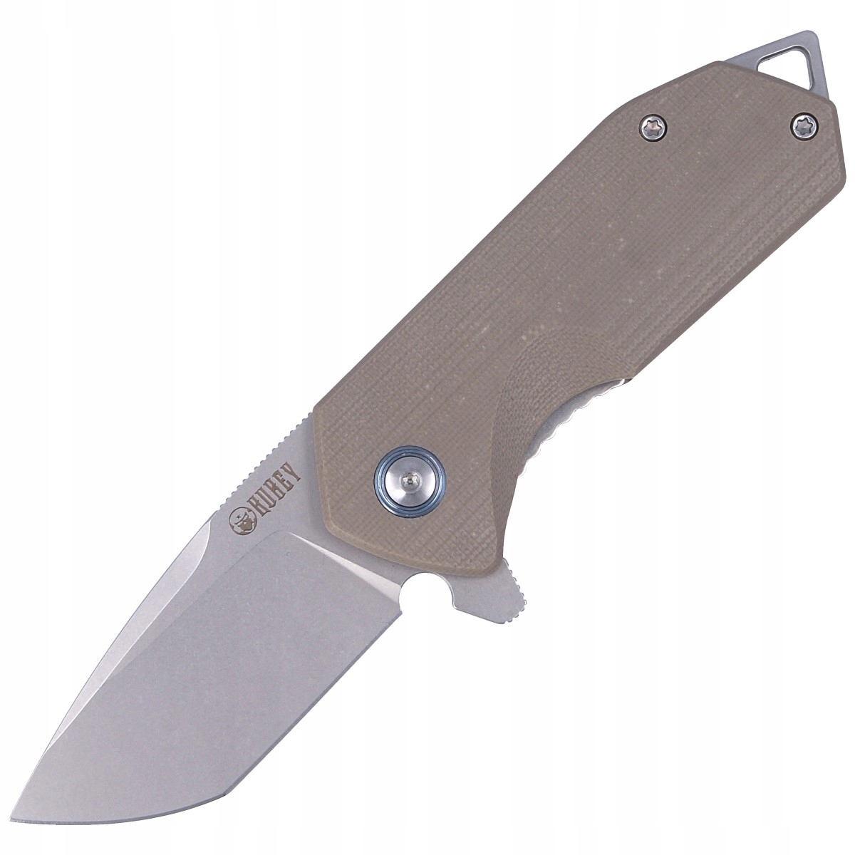 Nůž Kubey Knife Campe, Tan G10 (KU203C)