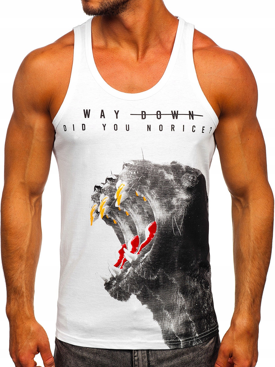 

Koszulka Tank Top Męska Biała 14836 Rozmiar_l