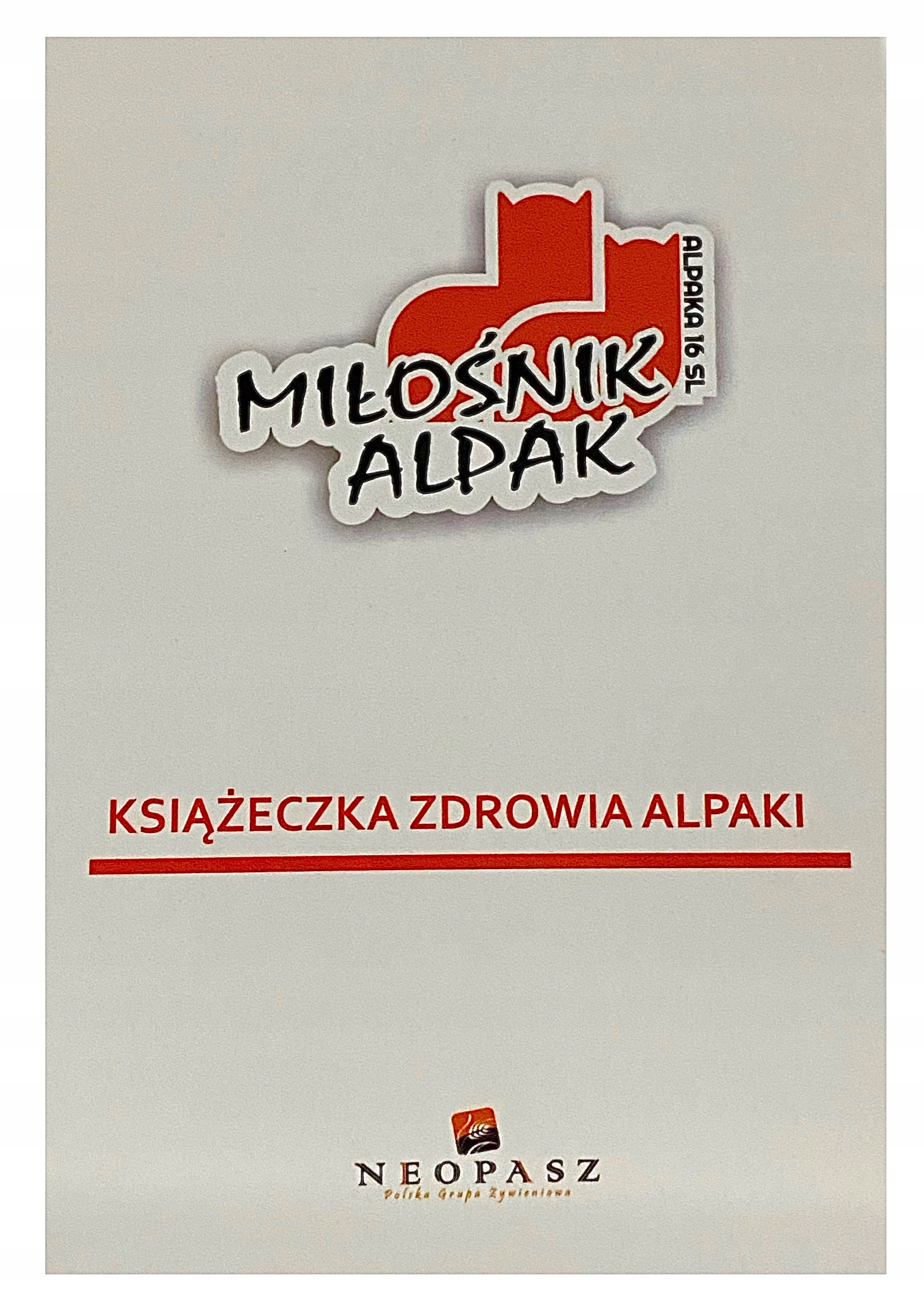 

Neopasz Książeczka Zdrowia Alpaki Alpaka 16SL