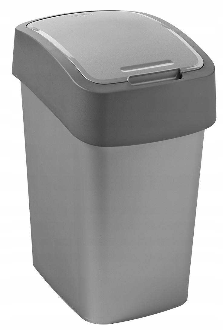 

Curver kosz na śmieci Flip-Bin srebrno/graf. 25l