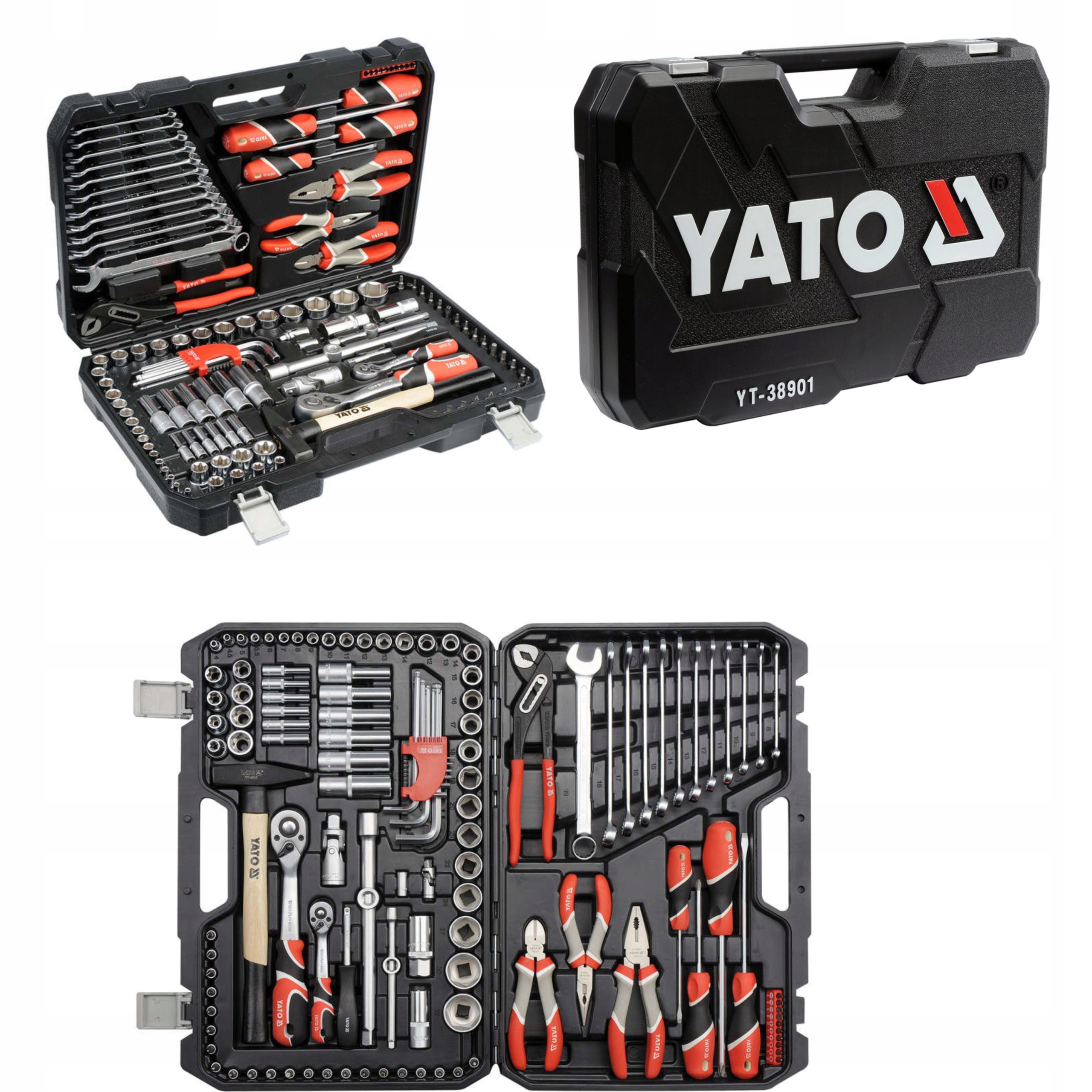 

Yato Zestaw Narzędziowy XXL 122el Klucze YT-3890 1
