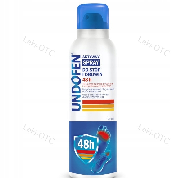 

Undofen Aktywny Spray Do Stóp i Obuwia 48h 150ml
