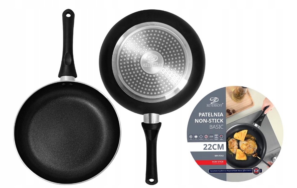 

Patelnia Non-stick Na Gaz Indukcję Meyerhoff 22cm