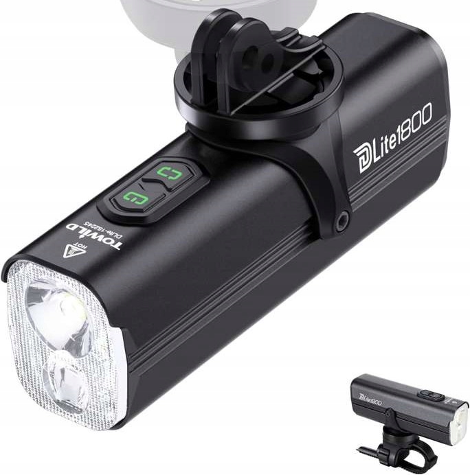 Přední světlo Towild DL1800 lumenů, powerbanka
