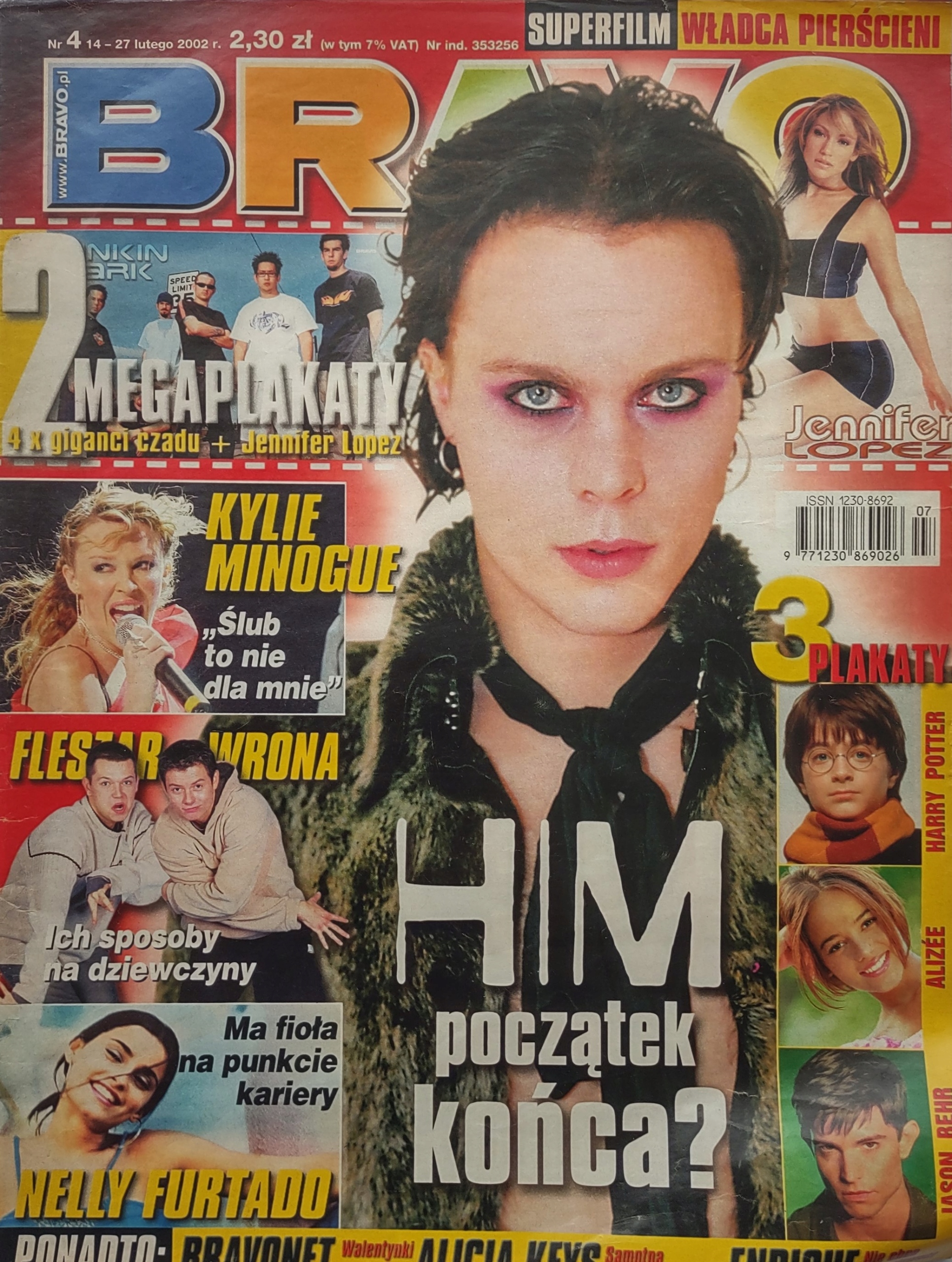 Bravo 4 2002 jest jeden plakat Alizee