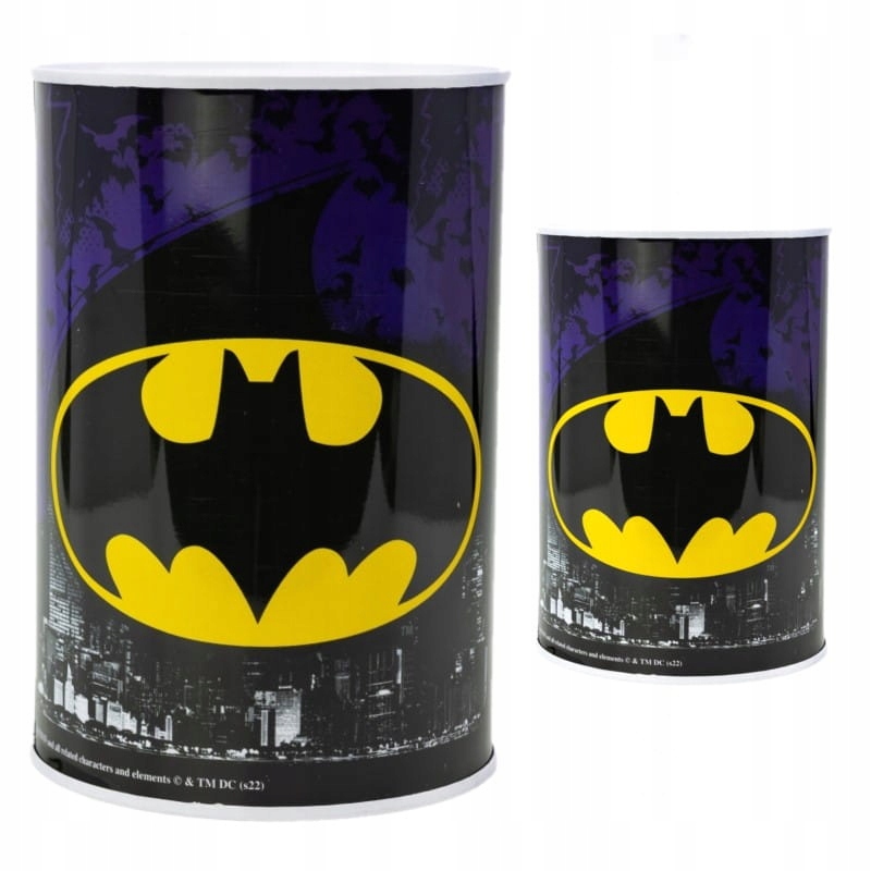 

Skarbonka metalowa puszka Batman