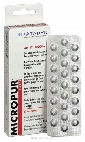 NAJLEPSZE TABLETKI DO ODKAŻANIA WODY KATADYN FORTE