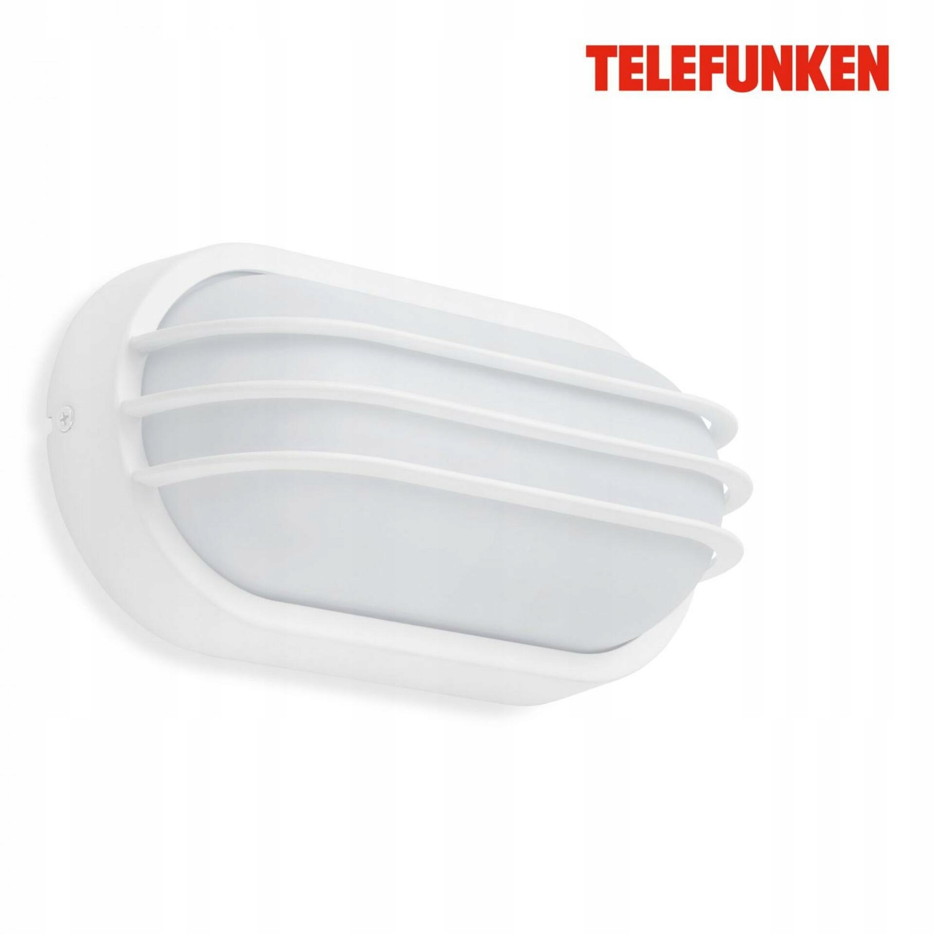 Briloner Telefunken Led vonkajšie svietidlo 24cm 12W 1200lm IP44 biele