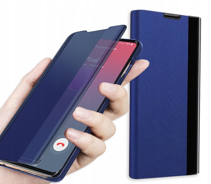 

Etui Clear View Do Samsung A50 A50s A30s Szkło 5D