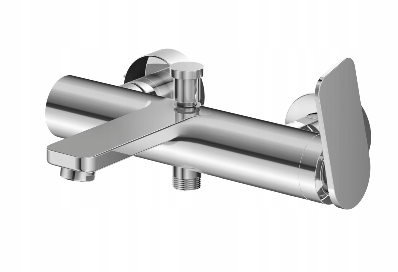 Vaňová a sprchová batéria jednopáková nástenná Kohlman Wexpo chróm QW110W