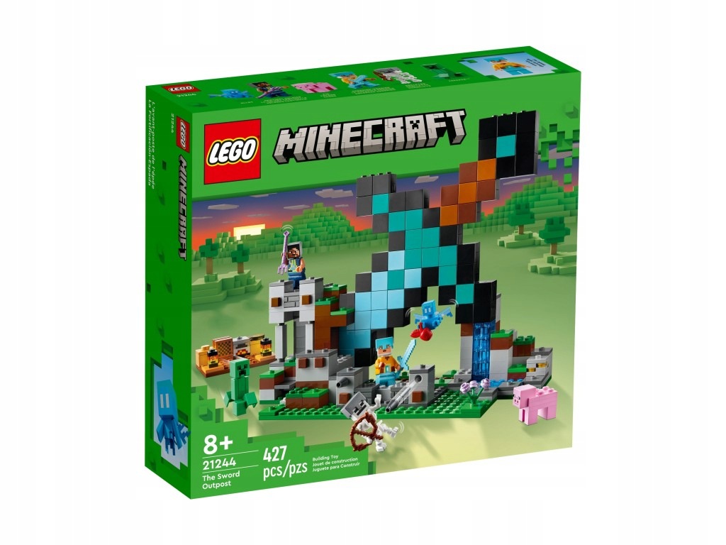 Lego Minecraft 21244 Bastion meče Nové