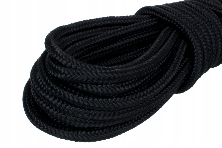 Lina Linka Polipropylenowa Syntetyczna Czarna Żeglarska Budowlana 12mm 50m Kod producenta Z123527-BL