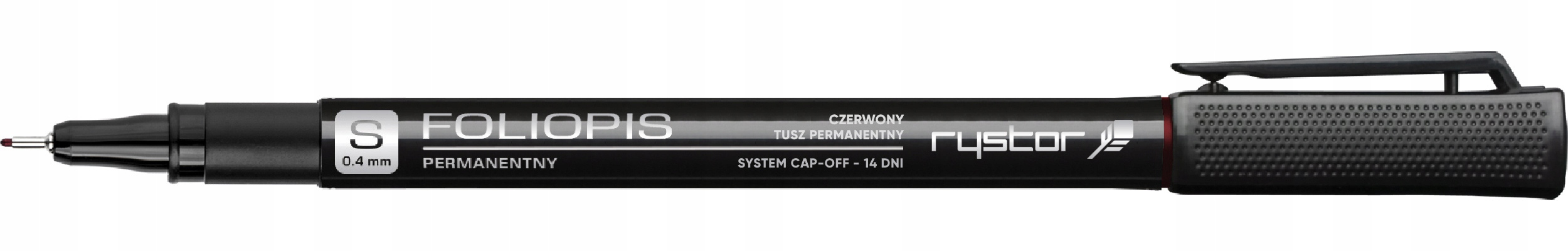 

Marker Permanentny Foliopis Rystor 0,4mm Czerwony