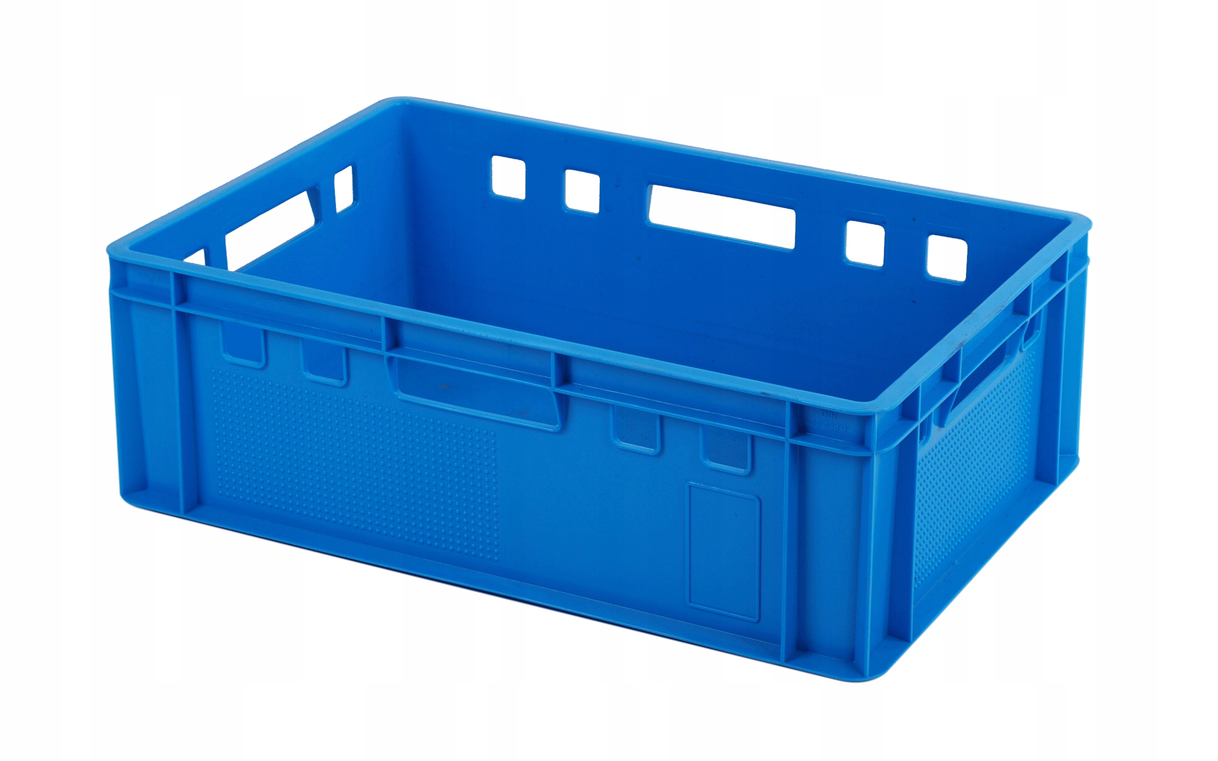 E2 skrzynka plastikowa euro niebieska z atestem 600x400x200 Kod producenta PIL E2 niebieska