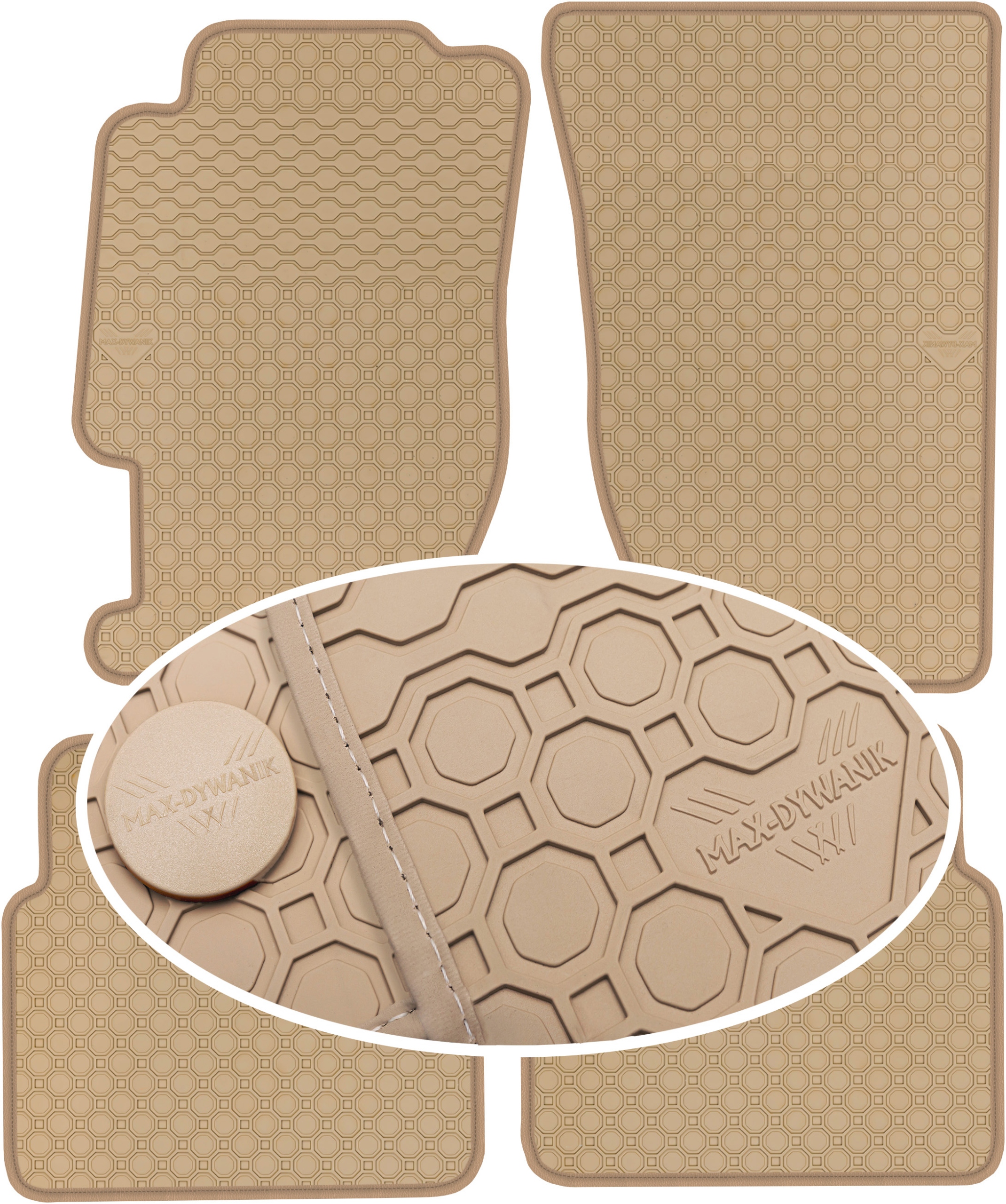 Honda Accord V Coupe 1994-1998 Gumové rohože PrimeLiner