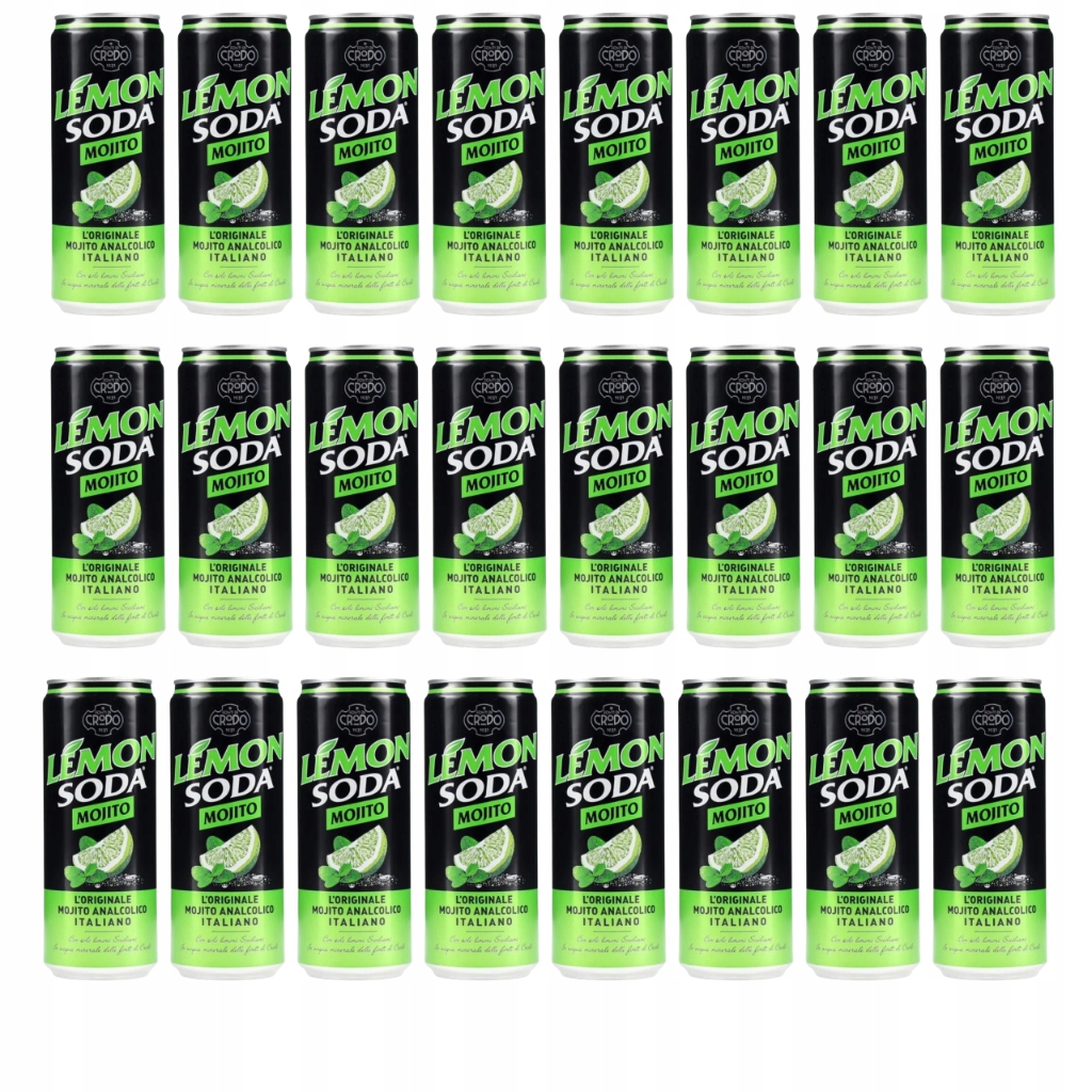 Lemon Soda Mojito – sycený nápoj 330 ml Fondi di Crodo