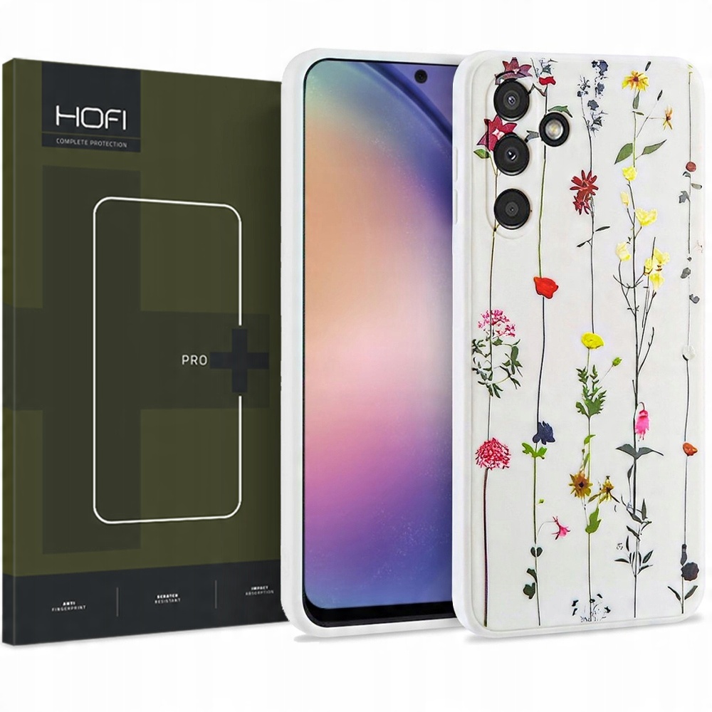 

Etui Case Cover Kwiaty Na Galaxy A54 5G Szkło