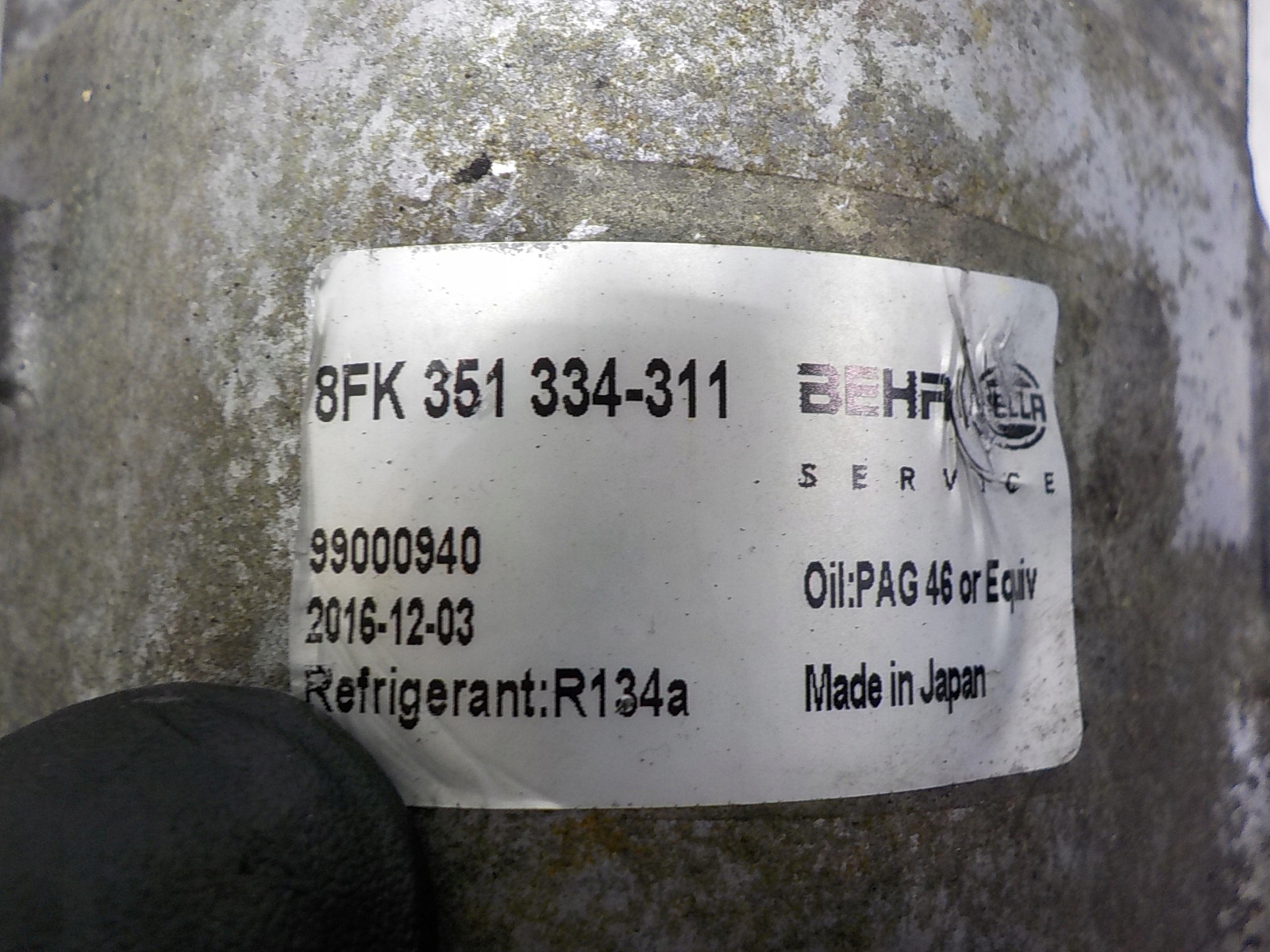SAAB 9-3 a kompresor pumpa klimatizaci 8FK351334-311
