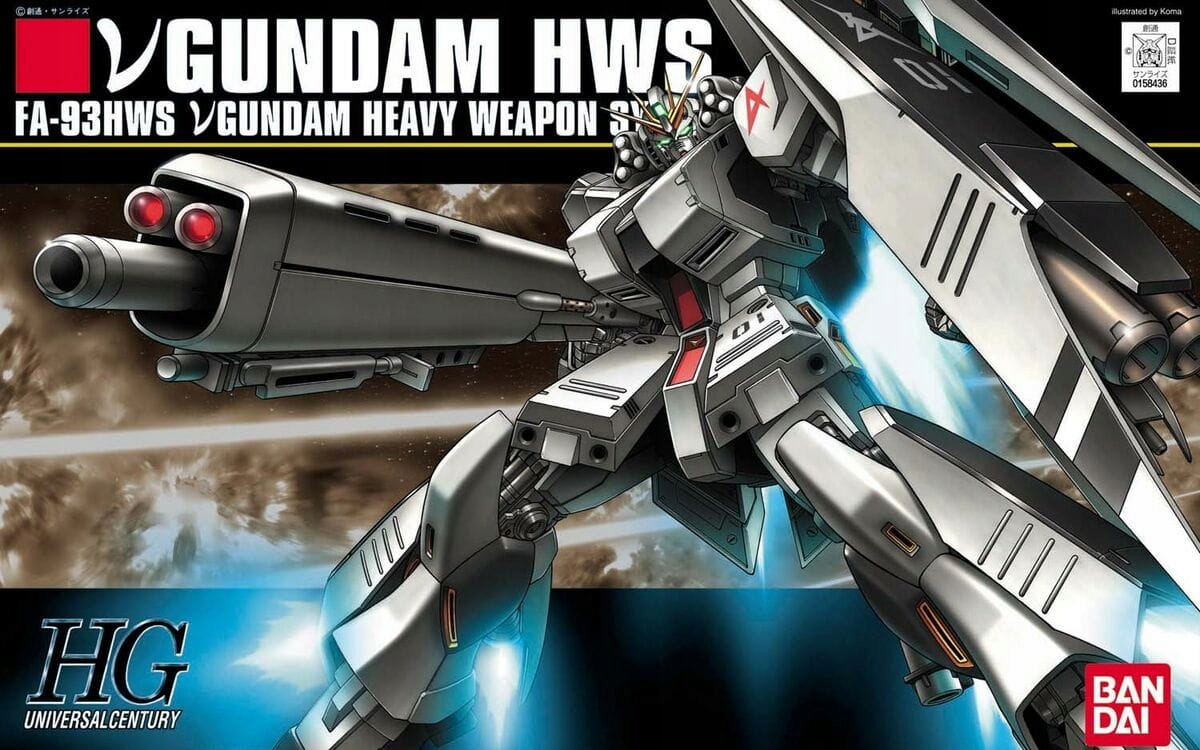 Gunpla FA-93HWS Gundam systém těžkých zbraní typ Hguc 1:144