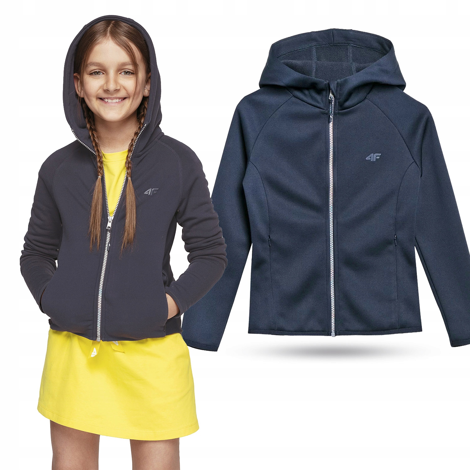 

4F Bluza Dziewczęca Polar L20-JPLD001