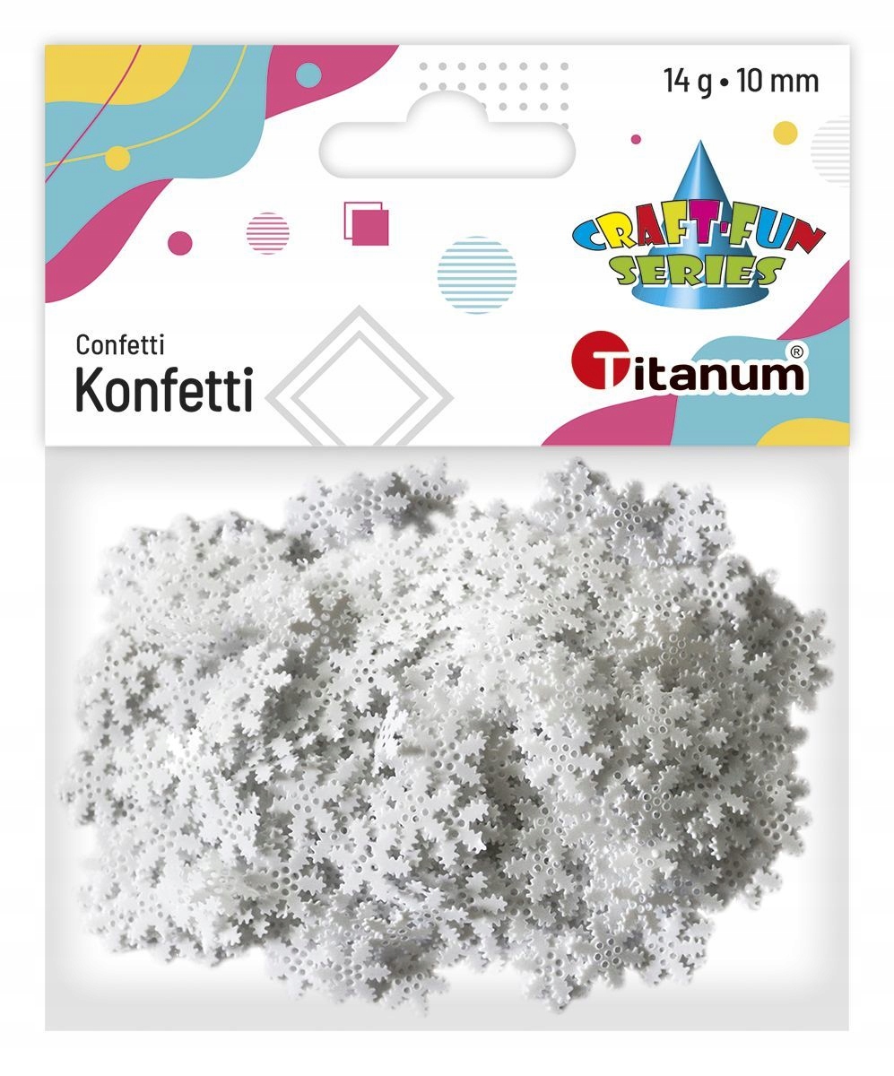 

Konfetti płatki śniegu 14g Titanum
