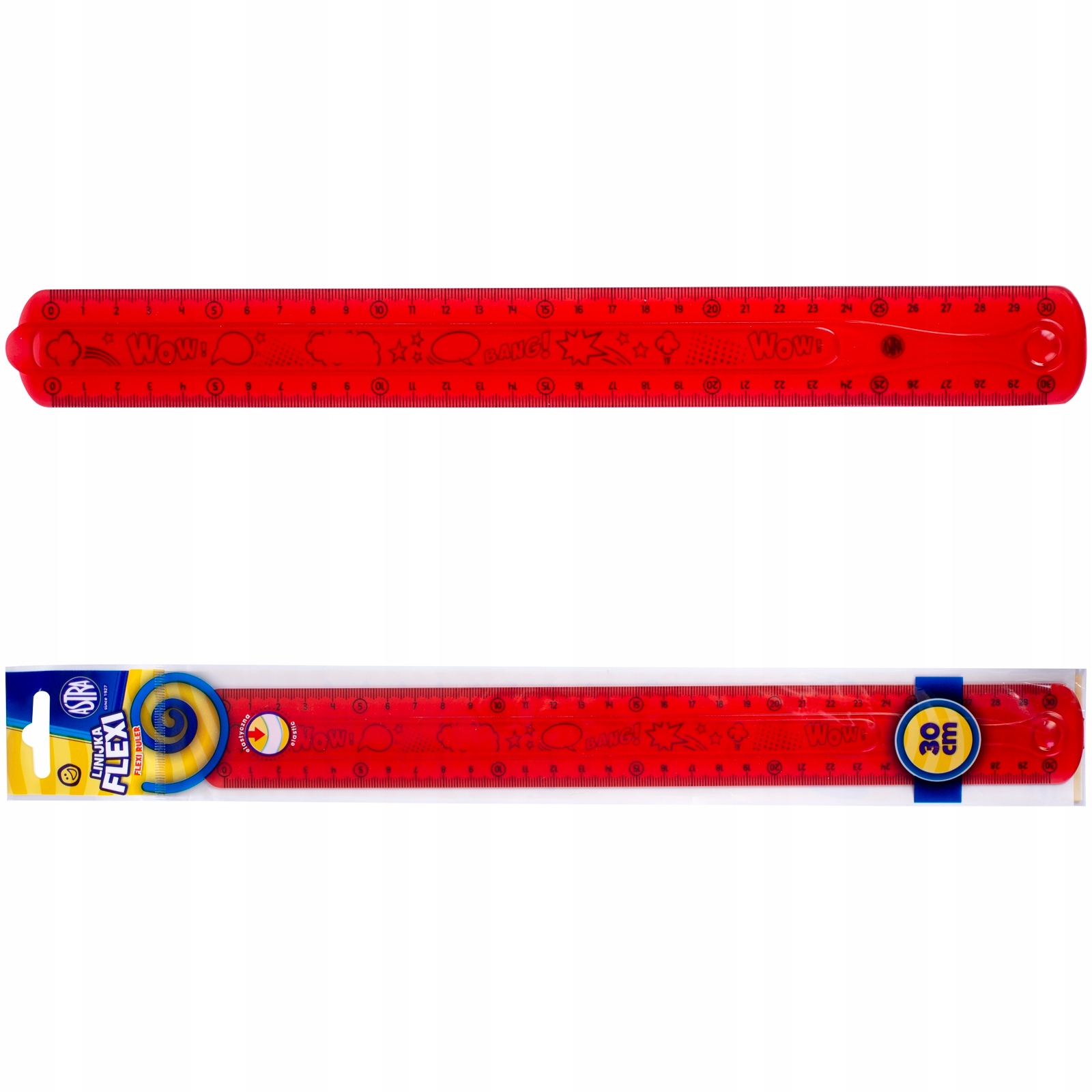 LINIJKA FLEXI elastyczna 30 cm ASTRA. Wygina się, a nie łamie EAN (GTIN) 5901137157504