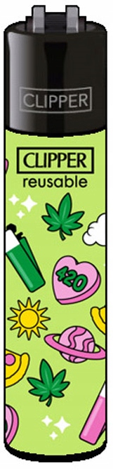 

Zapalniczka Clipper 420 Girly do bonga