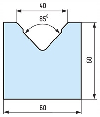 MATRYCA do prasy krawędziowej TYP AMADA/415/NOWY